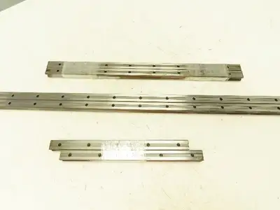 AMT Linear Rail Guide Carriage 3/4" Wide Pairs of 11" 19" 56.75" Long