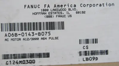 NEW FANUC A06B-0143-B075 SERVO MOTOR A06B0143B075