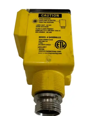 USED BANNER ENGINEERING Q45BB6LLQ PHOTOELECTRIC SENSOR