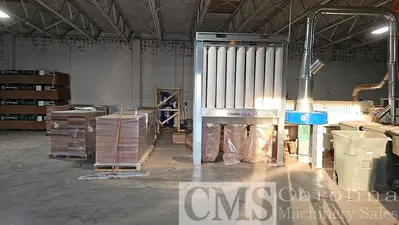 USED 2019 SCMI GABBIANI P75 BEAM SAW- LOW HOURS, DUST COLLECTOR