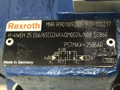 USED REXROTH H-4WEH 25 E66/6SCG24K4QM0G24