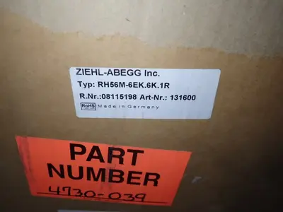 USED ZIEHLABEGG RH56M6EK.6K.1R