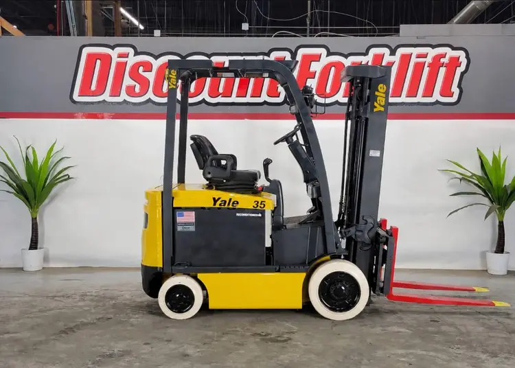 Used 2021 YALE ERC035VA 4-Wheel Sit down Electric Counterbalance Forklifts Colorado US | Discount Forklift #1364621