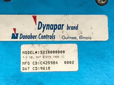 New | in-Stock DYNAPAR 3210000000 Motion Controls Ohio US | Surplus Asset Holdings #1242730