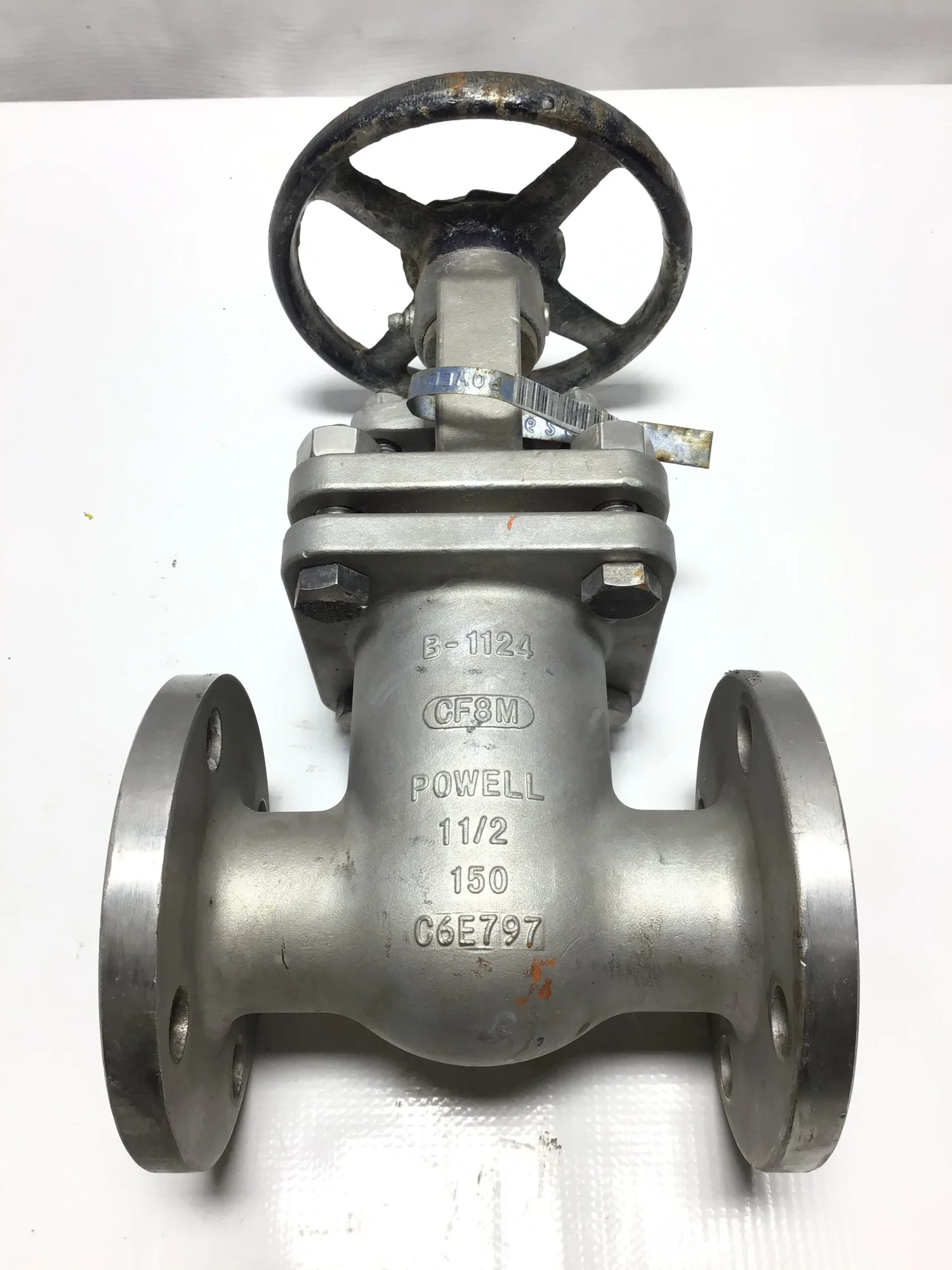 Powell 2456FM0TXXX Gate Valve 1-1/2″IN CF8M 150 WOG 275