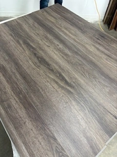 1,200 SF of HD Brushed Oak LVP Waterproof - 6.5" x 48" - Smokehouse  LVX Lighter in Person