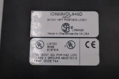 LOT OF 2 --- GE Fanuc IC693MDL645D Input Module STK 5352