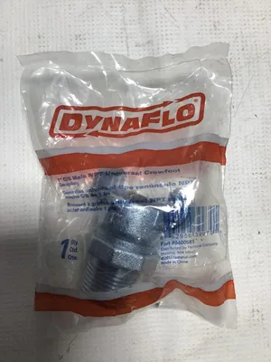 Dynaflo 1″ C/S Male NPT Universal Crowfoot Coupling; 0400581 -NOS