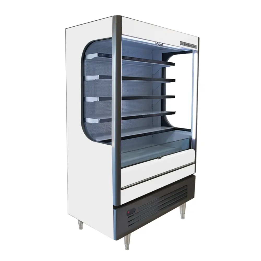Beverage-Air VMHC18-1-W 51 3/4" Vertical Open Air Cooler W/ (6) Levels - White, 115v