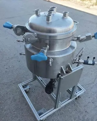 Tank, 13.2 Gallon (50 Liter), Pure-Flo Precision, Jacketed, Agitated, 316 Stainless, 15 PSI, #5991453