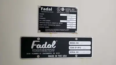 2001 FADAL VMC-8030 VHT Vertical Machining Centers | Toolquip, Inc. (10)