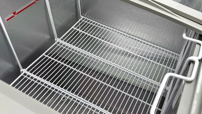 171-0354 31" Glass Self Contained Ice Cream Freezer