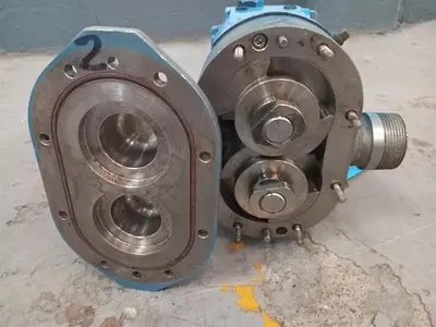 SPX Flow model 018U1 stainless steel positive displacement pump