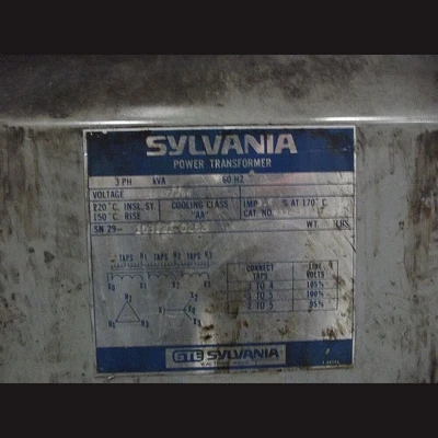Sylvania 63 kVA Transformer