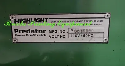 USED HIGHLIGHT SEMI AUTOMATIC MACHINE