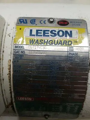 Lesson Washguard C6T17VC3G, Ironman By Grove Gear NH-BLMQ-818-15-L-56 1-1/2hp