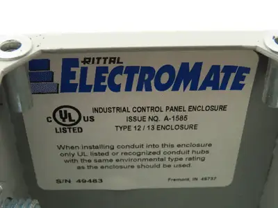 Electromate E1PBGM Green Illuminated Pushbutton Enclosure