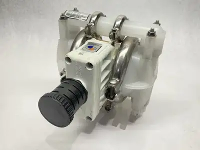 USED WILDEN AODD PUMP 1/2" PRO-FLO POLYPROPYLENE P1/PPPPP/TNU/TF/KTV