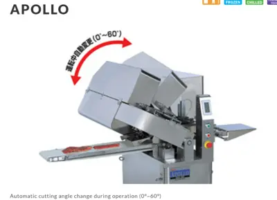Nantsune Model SSN-180 Apollo Industrial Diagonal Fish and Meat Multi-Slicer