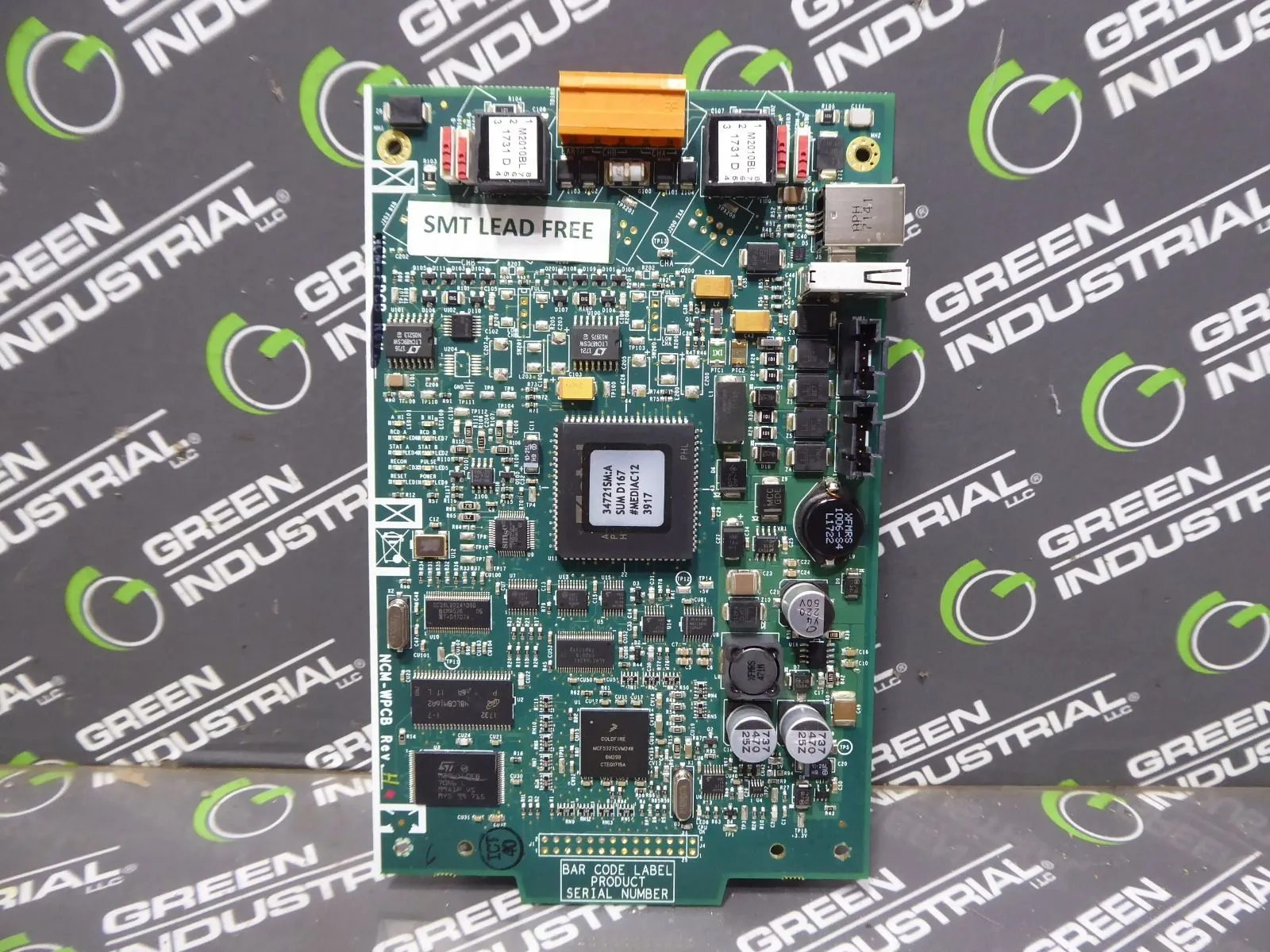 Notifier NCM-WPCB Fire Alarm Controller Network Comms Module Rev H Used