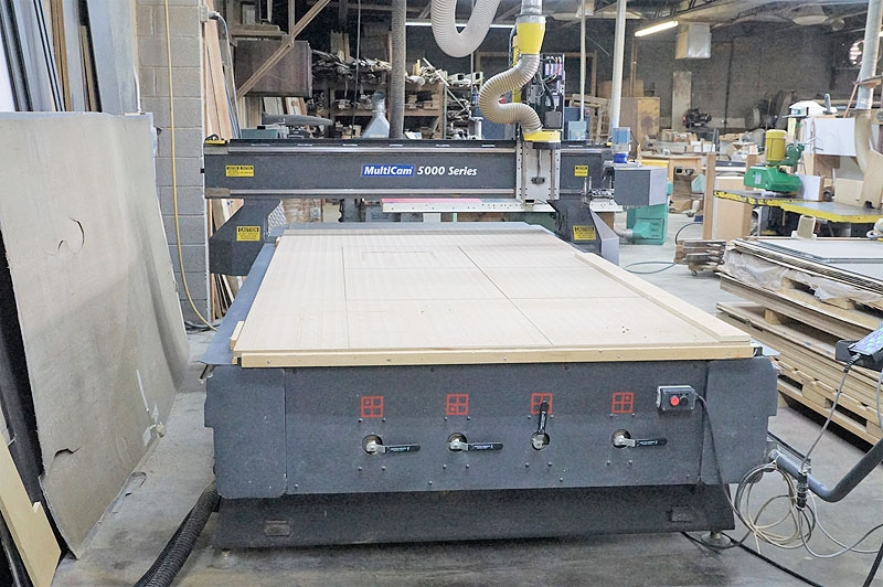 Used 2004 MULTICAM 5000-204 Used 3 Axis CNC Routers 202596 | PlastiMach ...