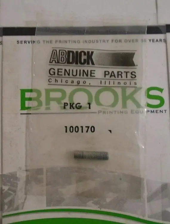 Used AB DICK 100170 Miscellaneous Printing & Paper Equipment North Carolina US | BROOKS PRINTING EQUIPMENT #1139422