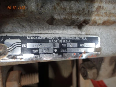 Stockham 6", Class 300, WCB, Gate Valve