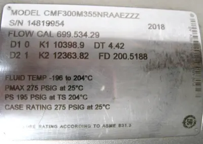 Used Micromotion CMF300 M355NRAAEZZZ Sensors New Hampshire US | Bitter End Trading #1452874