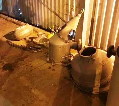 (3) Alfa-Laval FEUX 512U-31C nozzle centrifuges, 316SS.