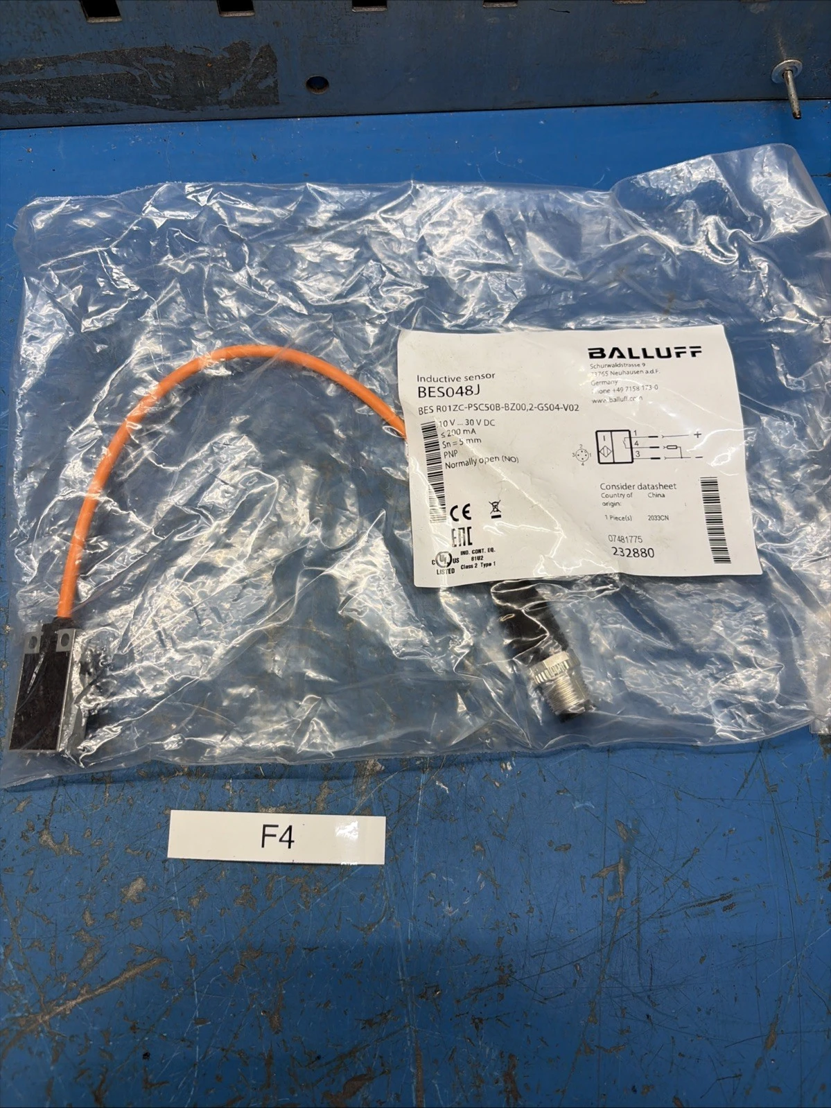 New | in-Stock Balluff BES048J BES R01ZC-PSC50B-BZ00 PLC Processors Indiana US | J&J Industrial Supply #1354006