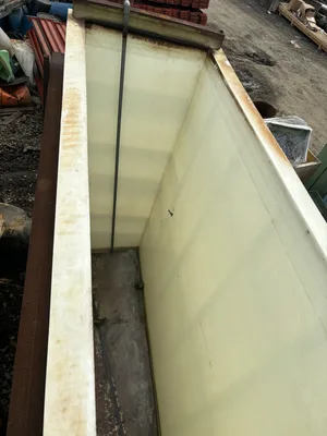 Miller Plastic 3100 Gallon Plating Dip Tank Polypropylene Chemical Tank