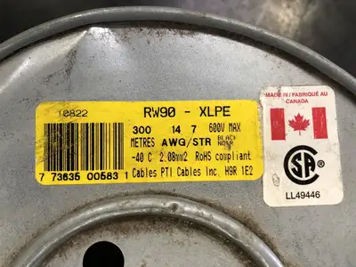 New | in-Stock PTI TECHNOLOGIES INC. 2RW90 Cable & Wire British Columbia CA | Lenmark #251863