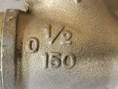 1/2" Brass Y-Strainer Valve Class 150  (Bag of 2)