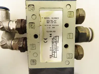Numatics 92179-DC Solenoid Valve 24VDC 4.0W 14.5-120 PSIG 1-8.3 Lot Of 2
