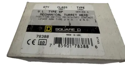 NEW SQUARE D 9007C62C LIMIT SWITCH SER. A