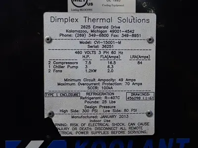 USED DIMPLEX CVI15001M