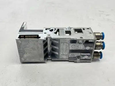 USED FESTO ELECTRONIC MODULE 537984 W/ VMPA2-FB-AP-2-1 SUB BASE 538000