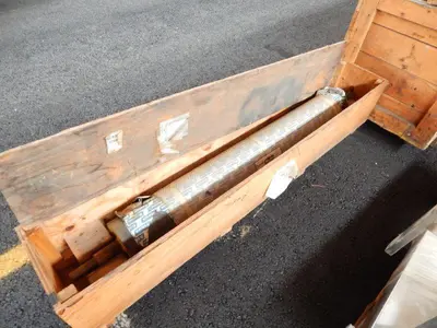 55" Wide x 8" Diameter Rubber Roll For Sheet Extrusion Line