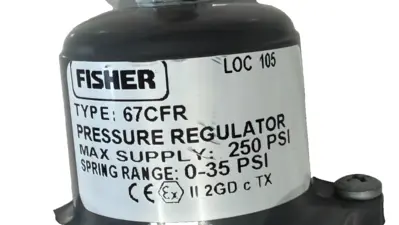 USED FISHER 67CFR PRESSURE REGULATOR 250PSI 67CFR