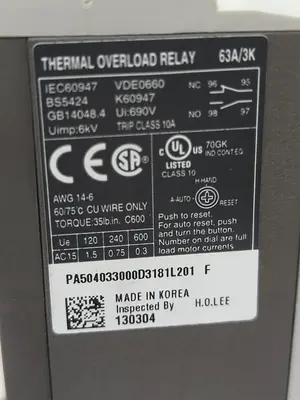 New | in-Stock CERUS MTK-63/3K 36L Miscellaneous Equipment (Electrical & Power) | Surplus Asset Holdings #1196917