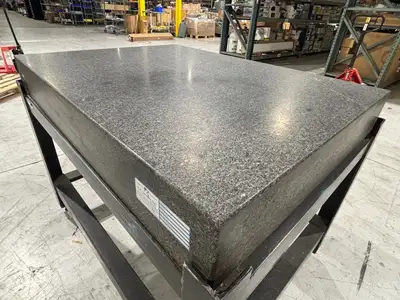 Used CONTINENTAL GRANITE CORP. 36 X 48 X 6 GRANITE INSPECTION TABLE Granite Surface Plates Michigan US | Maverick Industrial Sales #1122905