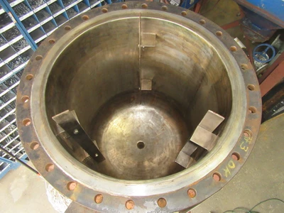 100 gallon Reactor Body,  316 Stainless Steel, 100 PSI Jacket