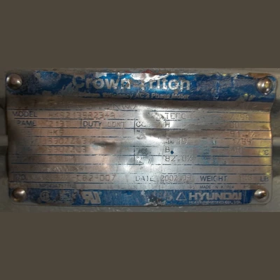 Crown Triton 7.5 HP Motor