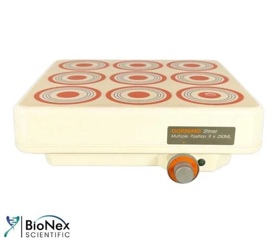 Used CORNING MULTIPLE POSITION 9×250 ML STIRRER Stirrers New Jersey US | Bionex Scientific LLC #799640