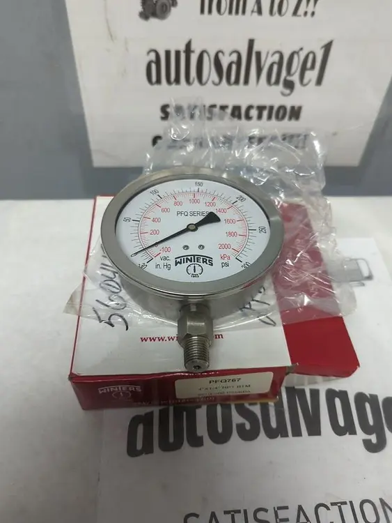 New | in-Stock WINTERS PFQ767 Universal Pressure Meters Ohio US | Surplus Asset Holdings #1237168
