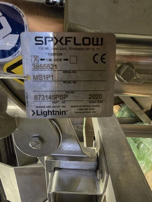 USED 2020 SPX MS1P1 Flow Mixer