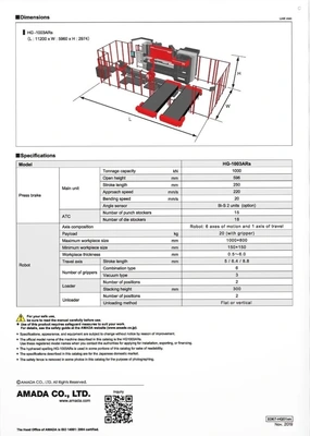 2016 AMADA HG 1003 ARS Press Brakes | SNL Machine Trader LLC (16)
