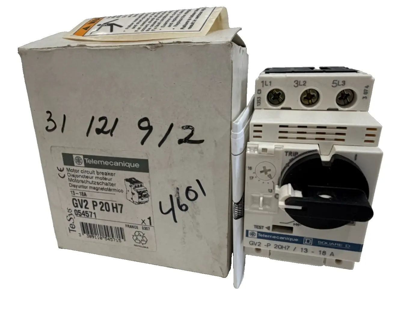 NEW TELEMECANIQUE GV2-P20H7 CIRCUIT BREAKER 13-18A GV2P20H7
