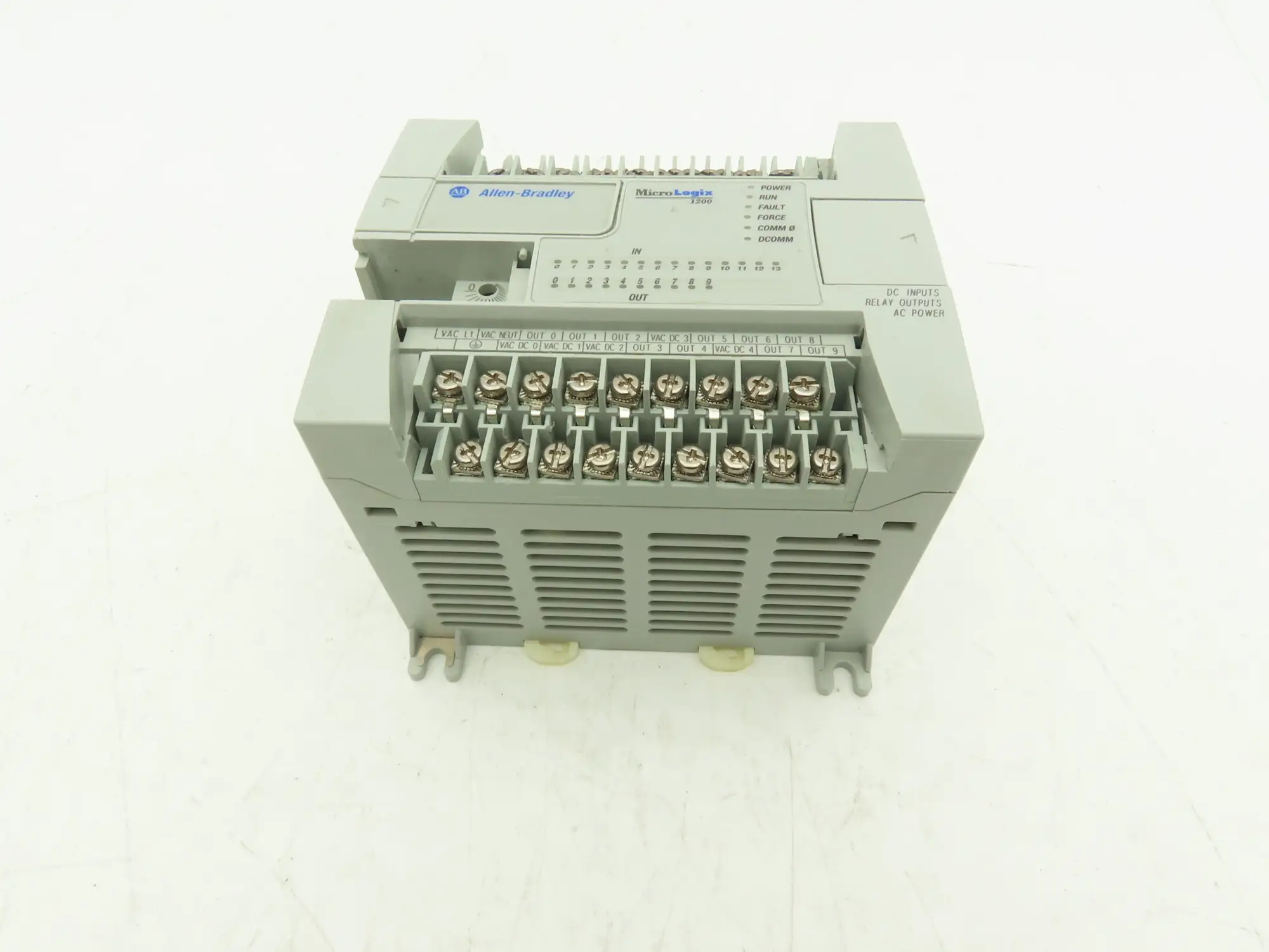 Allen Bradley 1762-L24BWA MicroLogix 1200 PLC Controller I/O Module Ser C Rev B