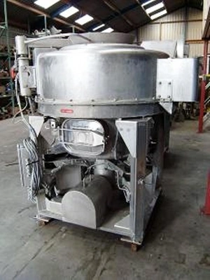 Rousselet Robatel RCPC-70 Vx basket centrifuge, 304SS.